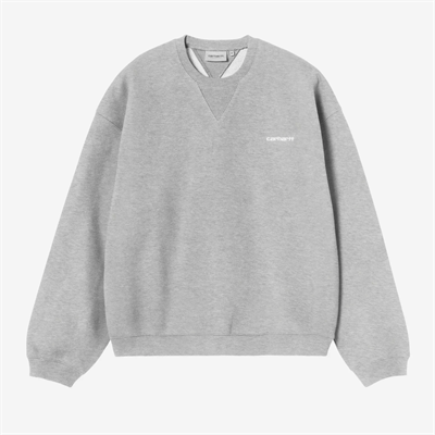 Carhartt WIP Ebbert Sweat Grey Heather / White