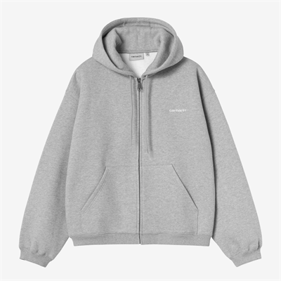 Carhartt WIP Hooded Ebbert Jacket Grey Heather / White