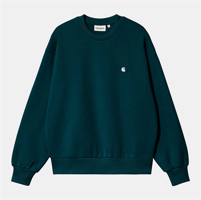 Carhartt WIP Sweatshirt W Casey Duck Blue / Silver