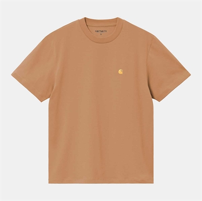 Carhartt WIP T-shirt Chase W Peanut / Gold