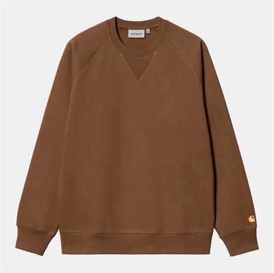 Carhartt WIP Chase Sweat Chocolate / Gold