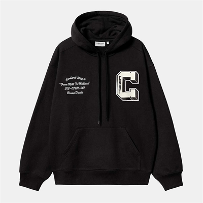 Carhartt WIP Hooded Sweatshirt Brown Ducks Black