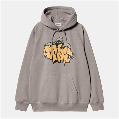 Carhartt WIP Hooded Sweatshirt Yute Misty Grey