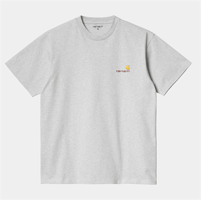 Carhartt WIP T-shirt American Script s/s Ash Heather