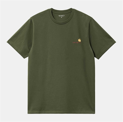 Carhartt WIP T-shirt American Script s/s Tarragon