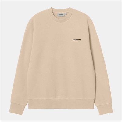 Carhartt WIP Sweatshirt Script Embroidery Wall / Black