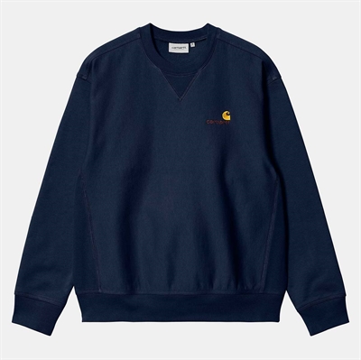 Carhartt WIP Sweatshirt American Script Air Force Blue