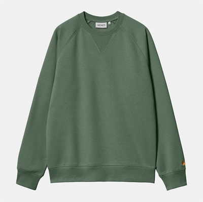 Carhartt WIP sweatshirt Chase Duck Green / Gold