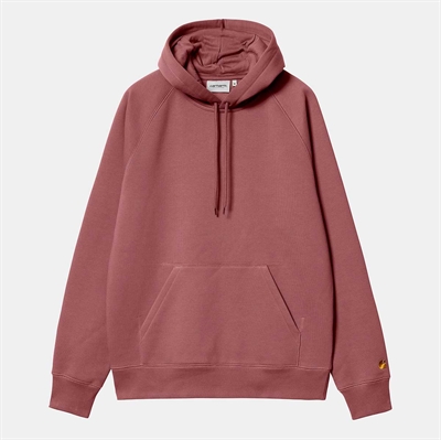 Carhartt WIP Hoodie Chase Dusty Fuchsia / Gold