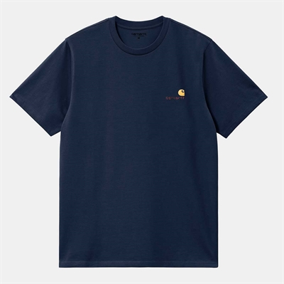 Carhartt WIP T-shirt s/s American Script Air Force Blue