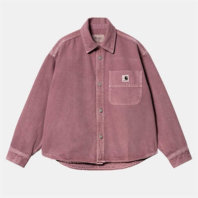 Carhartt WIP Shirt jacket W Georgia Dusty Fuchsia Stone Dyed