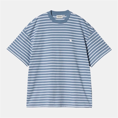 Carhartt WIP T-shirt Bryna W Charm Blue / White