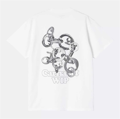 Carhartt WIP T-shirt Linked Charms White / Silver