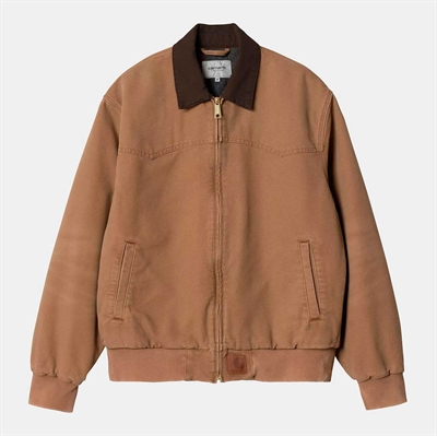 Carhartt WIP Jacket OG Santa Fe Hamilton Brown / Tobacco Stone Canvas