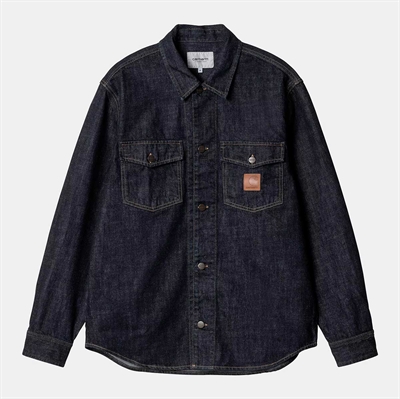 Carhartt WIP Shirt Jacket Lincoln Blue Rinsed