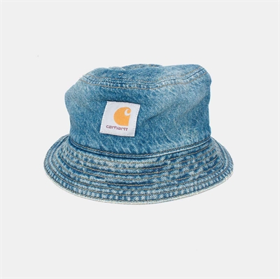 Carhartt WIP Aden Bucket Hat Blue Grind Wash 