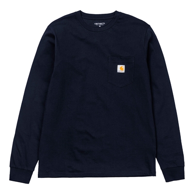 Carhartt T-shirt Pocket l/s Dark Navy