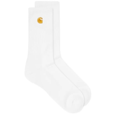 Carhartt WIP Socks Chase White/Gold