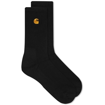 Carhartt WIP Socks Chase Black/Gold