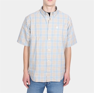 Carhartt WIP Niven Shirt Check s/s Wall / Wax