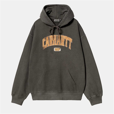 Carhartt WIP Hooded Library Sweat Black Garment Dyed