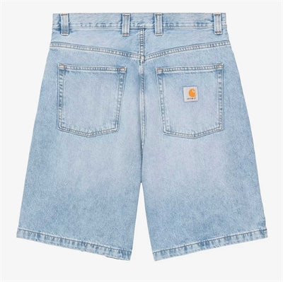 Carhartt WIP Brandon Shorts Blue Heavy Worn Bleached
