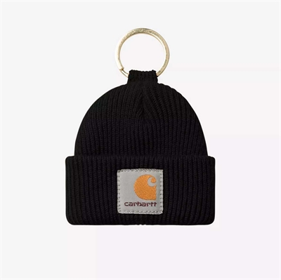 Carhartt WIP Mini Watch Hat Keychain Black