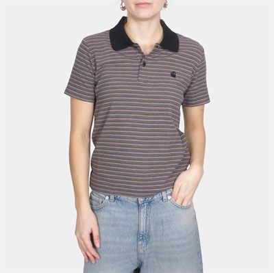Carhartt WIP Dion Polo Cotton Waffle W Dion Stripe Lily