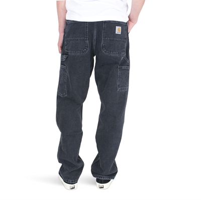 Carhartt WIP Pants Single Knee Black Stone Washed