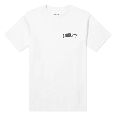 Carhartt WIP T-shirt University Script White/Black