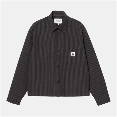 Carhartt WIP W l/s Toland Stripe Shirt Seersucker Black