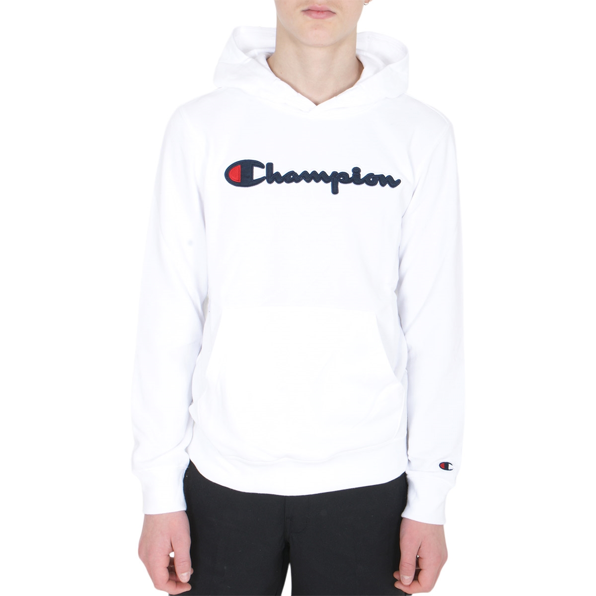 Tage med personificering Stræbe Champion Hooded Sweatshirt 305765 WHT