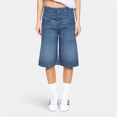 Chlóe Denim Bermuda Shorts Denim Blue