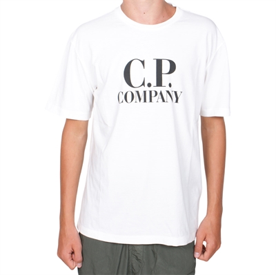 C.P. Company T-shirt CMM006 LAA17 10135 Gauze White