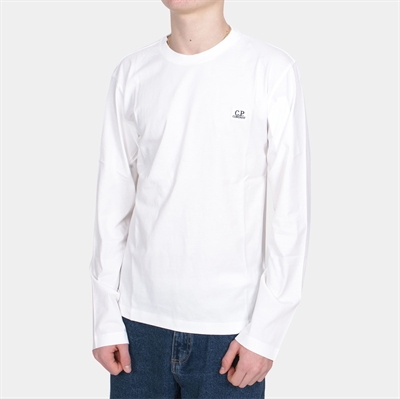 C.P. Company Jr. t-shirt l/s gauze white