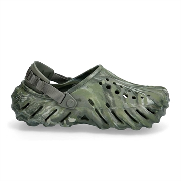 Crocs Classic Echo Marbled Clog Dusty Olive/Multi