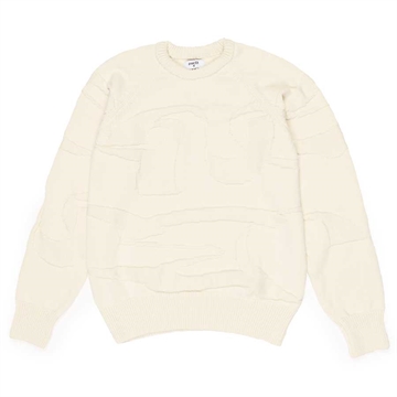 Dancer Sweater Knit Triple Logo Natural