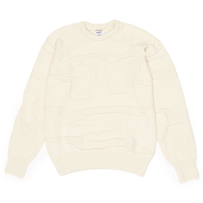 Dancer Sweater Knit Triple Logo Natural