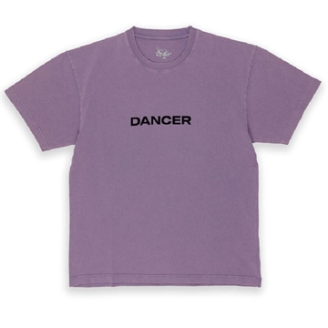 Dancer T-shirt Oblique Logo Lavender / Black