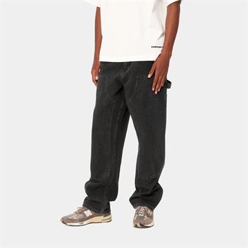 Carhartt WIP Pants Double Knee Black Stone Washed