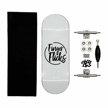 Finger Flicks Logo White Complete