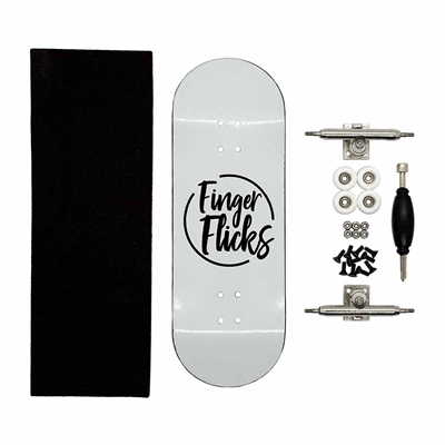 Finger Flicks Logo White Complete