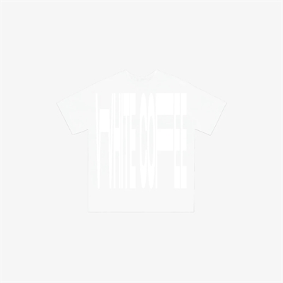 White Coffee Front Stretch Tee Hvid/Hvid NB Kun i butikken