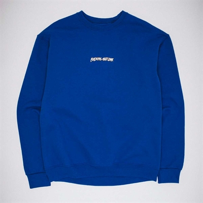 Fucking Awesome Little Stamp Crewneck - Royal 