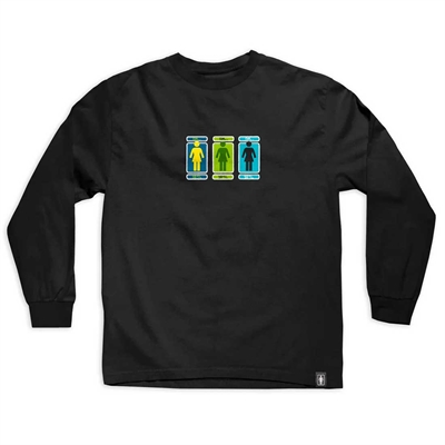 Girl Skateboards T-shirt Hand Shakers l/s Tar