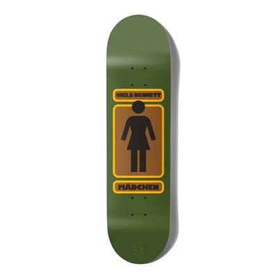Girl Skateboards - Bennet \'´93 til\'  8.25" Army Green
