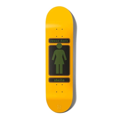 Girl Skateboards - Davis \'´93 til\'  8.5" yellow