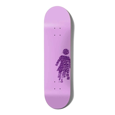Girl Skateboards - Davis \'Bricked\'  8.5" Purple