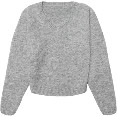 Grunt Jane Loop Knit Light Grey Melange