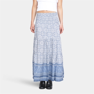 Grunt Jazmi Print Skirt Blue